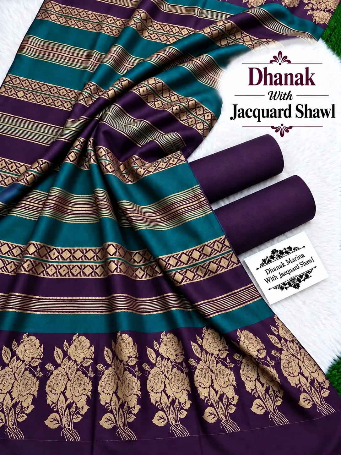 Banarsi Jaquard Pashmina