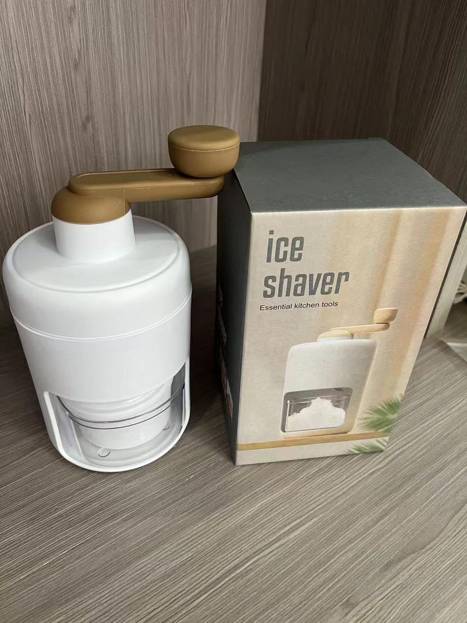 Portable Manual Ice Shaver Machine | Snow Cone Maker| Ice Crusher for Slush,juice & Gola