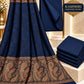 Kashmiri Embose Jaquard+Self design Shawl +Dhanak Suite