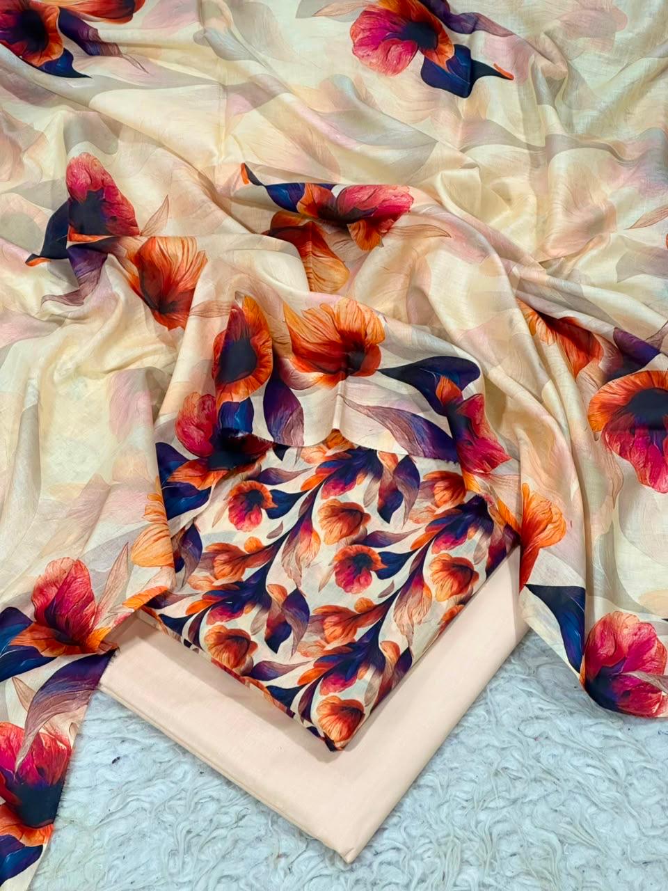 Premium Digital Printed Lawn 3 Piece Suit – Summer Collection 2026