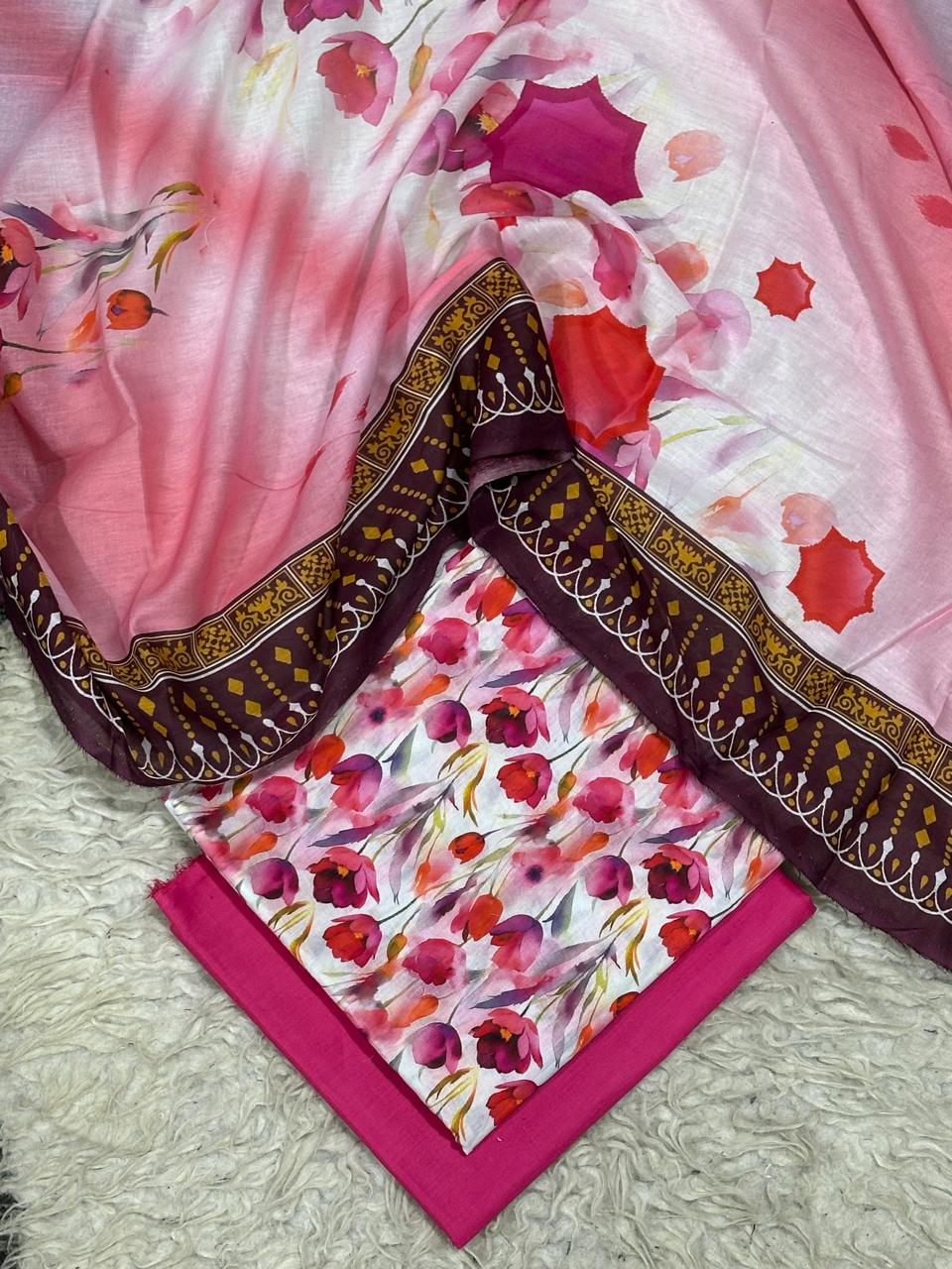 Premium Digital Printed Lawn 3 Piece Suit – Summer Collection 2026