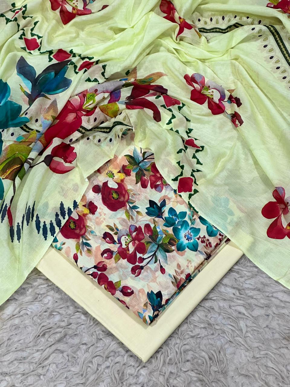 Premium Digital Printed Lawn 3 Piece Suit – Summer Collection 2026